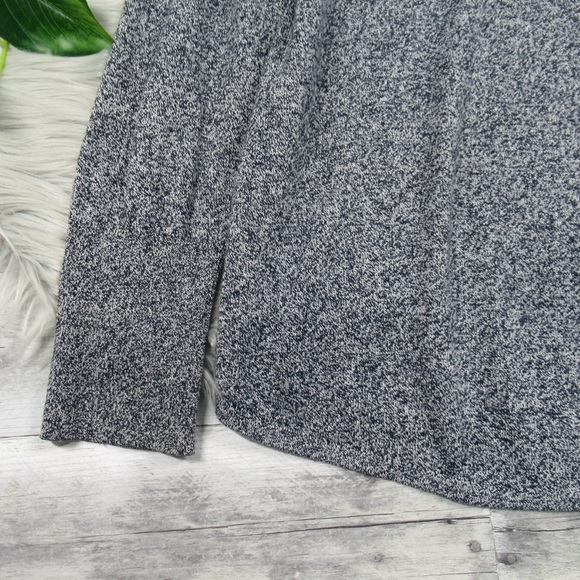 NIC+ZOE Marled V-Neck Casual Long Sleeve Knit Top Tee Women’s Size Medium - Picture 5 of 11